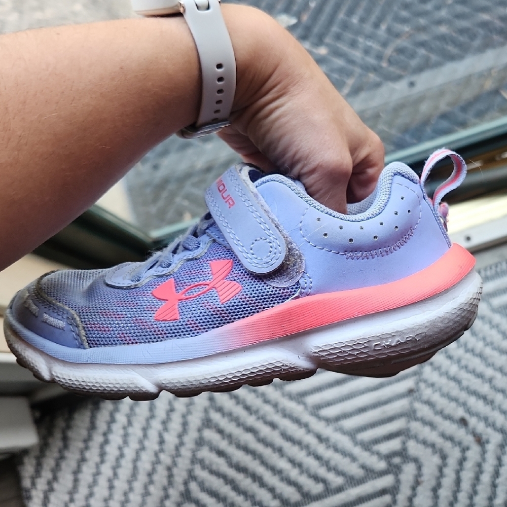 Under Armour Kids' Lavender and Coral Sneakers